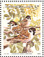 Eurasian Tree Sparrow Passer montanus  2002 Tropical island birds Sheet
