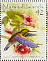 Copper-rumped Hummingbird Saucerottia tobaci  2008 Colourful birds of the world Sheet