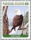 Bald Eagle Haliaeetus leucocephalus  2013 Birds of the world I Sheet