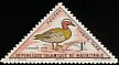 Garganey Spatula querquedula  1963 Postage due, birds 
