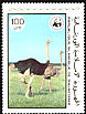 Common Ostrich Struthio camelus  1978 WWF 6v set