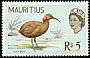 Red Rail Aphanapteryx bonasia â€   1965 Definitives Upright wmk