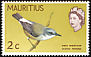 Mauritius Grey White-eye Zosterops mauritianus  1968 New colours 