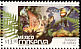 Collared Trogon Trogon collaris  2005 Conservation 6v set