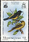 Montserrat Oriole Icterus oberi  1985 National emblems 3v set