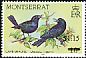 Carib Grackle Quiscalus lugubris  1987 Surcharge on 1984.01 