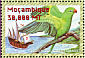 Yellow-chevroned Parakeet Brotogeris chiriri  2002 Americo Vespucio 3v sheet