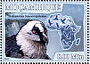 Bearded Vulture Gypaetus barbatus  2007 Birds of prey Sheet