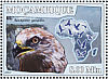 Rough-legged Buzzard Buteo lagopus  2007 Birds of prey Sheet