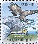 African Harrier-Hawk Polyboroides typus  2011 Eagles Sheet