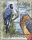 Mascarene Parrot Mascarinus mascarinus †  2012 Extinct parrots Sheet
