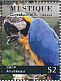 Blue-and-yellow Macaw Ara ararauna  2011 Birds of the Caribbean Sheet