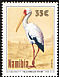 Yellow-billed Stork Mycteria ibis  1994 Birds of Etosha - Storks 
