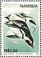 African Penguin Spheniscus demersus  1997 Jackass Penguin Sheet, without WWF logo