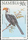 Southern Yellow-billed Hornbill Tockus leucomelas  1997 Flora and fauna 18v set