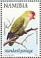 Rosy-faced Lovebird Agapornis roseicollis  1997 Flora and fauna Booklet