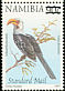 Southern Yellow-billed Hornbill Tockus leucomelas  2005 Surcharge on 1997.08 