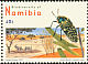 Pale Chanting Goshawk Melierax canorus  2007 Biodiversity of Namibia 12v set