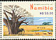 Long-crested Eagle Lophaetus occipitalis  2007 Biodiversity of Namibia 12v set