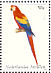 Scarlet Macaw Ara macao  2002 Birds Sheet
