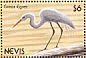Great Egret Ardea alba  1991 Birds of Nevis  MS