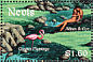 American Flamingo Phoenicopterus ruber  2001 Garden of Eden 6v sheet