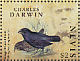 Large Ground Finch Geospiza magnirostris  2009 Charles Darwin 6v sheet