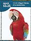 Red-and-green Macaw Ara chloropterus  2014 Macaws Sheet