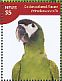 Golden-collared Macaw Primolius auricollis  2014 Macaws Sheet