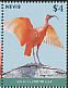 Scarlet Ibis Eudocimus ruber  2015 Pink birds Sheet