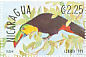 Keel-billed Toucan Ramphastos sulfuratus  1991 Rainforest is life 20v sheet