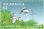 Western Cattle Egret Bubulcus ibis  1994 Nicaraguan forest fauna 16v sheet