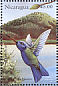 Blue-headed Hummingbird Riccordia bicolor  1999 Flora and fauna of the tropics 12v sheet