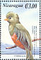 Resplendent Quetzal Pharomachrus mocinno  2000 Birds of America Sheet