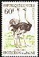 Common Ostrich Struthio camelus  1960 Fauna protection 