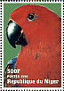 Eclectus Parrot Eclectus roratus  1998 Animals of the world, Parrots Sheet