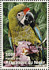 Military Macaw Ara militaris  1998 Animals of the world, Parrots Sheet