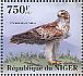 Booted Eagle Hieraaetus pennatus  2013 Birds of prey Sheet