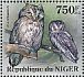 African Scops Owl Otus senegalensis  2013 Owls Sheet