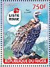 RÃ¼ppell's Vulture Gyps rueppelli  2014 Red List 4v sheet