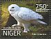 Snowy Owl Bubo scandiacus  2014 Birds of prey Sheet