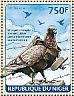 Rock Dove Columba livia  2014 World war 1914 4v sheet