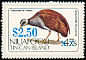 Tongan Megapode Megapodius pritchardii  1986 Surcharge on 1983.01 sa