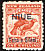 New Zealand Kaka Nestor meridionalis  1903 Overprint NIUE on N Zealand 1898.01 