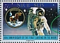 Bald Eagle Haliaeetus leucocephalus  1989 Apollo 11 3v sheet MS