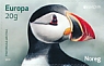 Atlantic Puffin Fratercula arctica  2021 Europa 2v set, sa