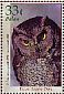 Palau Owl Otus podarginus  2000 New and recovering species 6v sheet