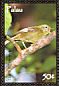 Giant White-eye Megazosterops palauensis  2007 Endemic birds Sheet