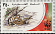 Macqueen's Bustard Chlamydotis macqueenii  2001 WWF Sheet with 2 sets