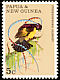 King of Saxony Bird-of-paradise Pteridophora alberti  1970 Fauna conservation 